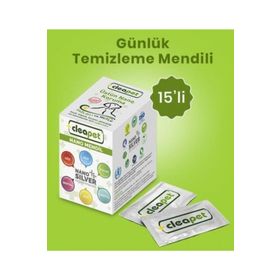Cleapet Evcil Hayvan 15’li Günlük Hijyenik Mendil