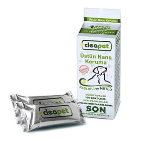 Cleapet Evcil Hayvan Antibakteriyel 30x40 cm 2'li Köpek Temizlik Mendili