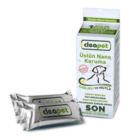 Cleapet Evcil Hayvan Antibakteriyel 30x40 cm 2'li Köpek Temizlik Mendili