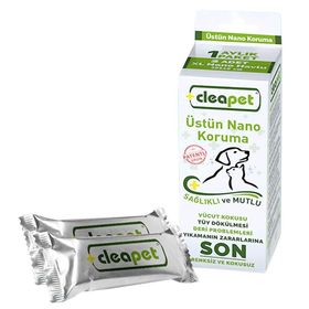Cleapet Evcil Hayvan Antibakteriyel 30x40 cm 2'li Köpek Temizlik Mendili