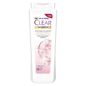 Clear 350 ml Women Yumuşak Parlak Kiraz Çiçeği Esansı & Keratin Kepeğe Karşı Etkili Şampuan