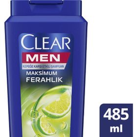Clear 485 ml Maksimum Ferahlık Yağlı Saç Derisi İçin Limon Özlü Men Kepeğe Karşı Etkili Şampuan