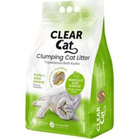 Clear Cat 10 lt Lavanta Kokulu İnce Taneli Topaklaşan Kedi Kumu