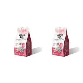 Clear Cat 2x10 lt İnce Pudralı Topaklanan Bentonit Kedi Kumu