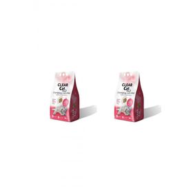 Clear Cat 2x10 lt İnce Pudralı Topaklanan Bentonit Kedi Kumu