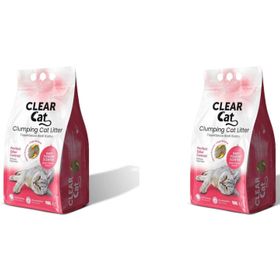 Clear Cat 2x10 lt İnce Pudralı Topaklanan Bentonit Kedi Kumu