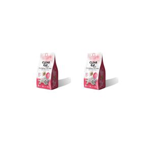Clear Cat 2x10 lt İnce Pudralı Topaklanan Bentonit Kedi Kumu