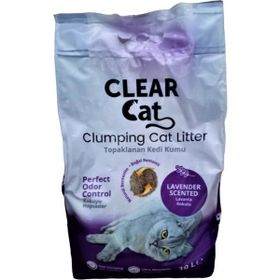 Clear Cat 5x10 lt Lavanta Kokulu Topaklanan Kedi Kumu