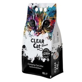 Clear Cat Blanco Aktif Karbon Bentonit 10 lt Kedi Kumu
