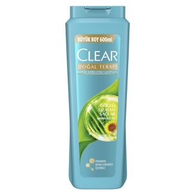 Clear Doğal Terapi Güçlü Uzayan Saçlar 600 ml Şampuan