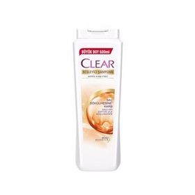Clear Kepeğe Karşı Etkili Besleyici Bitkisel Sentez 600 ml Şampuan