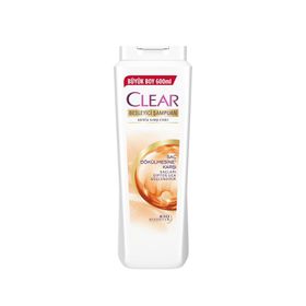 Clear Kepeğe Karşı Etkili Besleyici Bitkisel Sentez 600 ml Şampuan