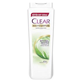 Clear Kepeğe Karşı Etkili Besleyici Bitkisel Sentez 600 ml Şampuan