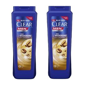 Clear Men 2x485ml Kahve Çekirdeği Özlü Saç Dökülmesine Karşı Şampuan