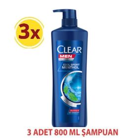 Clear Men 800 ml Cool Sport Menthol Şampuan