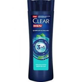 Clear Men Cool 350 ml Duş Jeli & Şampuan