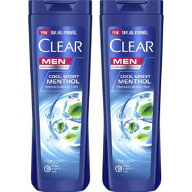 Clear Men Cool Sport Menthol 2x325 ml Şampuan