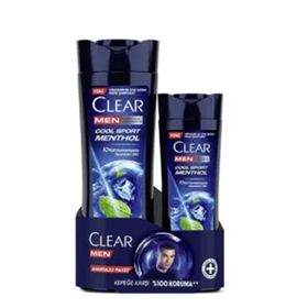 Clear Men Cool Sport Menthol 350 ml + 180 ml Kepeğe Karşı Etkili Şampuan