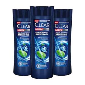 Clear Men Cool Sport Menthol 3x350 ml Şampuan