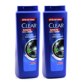 Clear Men Cool Sport Menthol Kepeğe Karşı Etkili 2x600 ml Şampuan