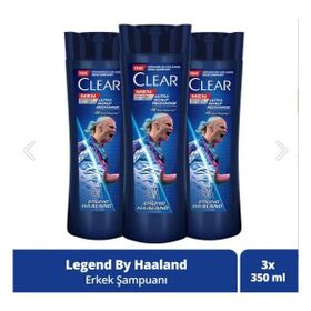 Clear Men Erling Haaland 3x350 ml Şampuan