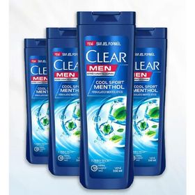 Clear Men Ferahlatıcı Mentol Etkisi 4x350 ml Şampuan