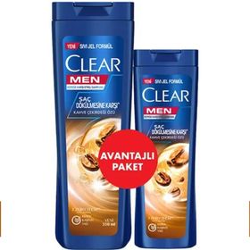 Clear Men Kahve Çekirdeği Özlü 350 ml Şampuan + 180 ml Şampuan