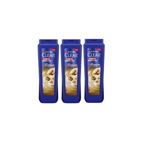 Clear Men Kahve Çekirdeği Özlü 3x485 ml Saç Dökülmesine Karşı Şampuan