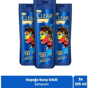 Clear Men Kepeğe Karşı Etkili 3x325 ml Legend By Cr7 Cristiano Ronaldo Şampuan