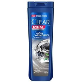 Clear Men Kepeğe Karşı Etkili Yoğun Arındırıcı Kömür İle 6x350 ml Şampuan