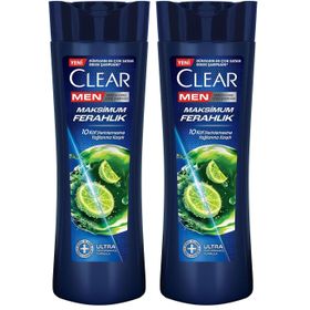 Clear Men Maksimum Ferahlık 2x350 ml Şampuan