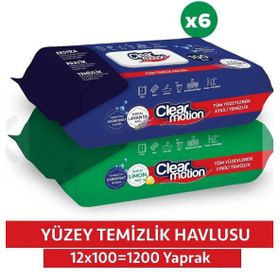 Clear Motion 100 Yüzey Temizlik Havlusu (4 adet)