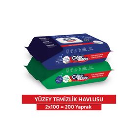 Clear Motion 100 Yüzey Temizlik Havlusu (4 adet)