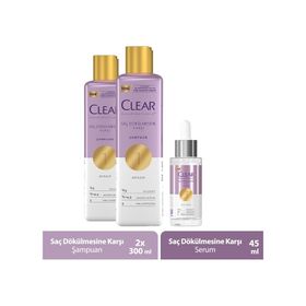 Clear Scalpceuticals 2x300 ml Şampuan + 45 ml Serum
