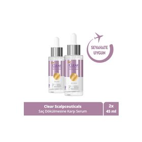 Clear Scalpceuticals Saç Dökülmesine Karşı 2x45 ml Saç Bakım Serumu