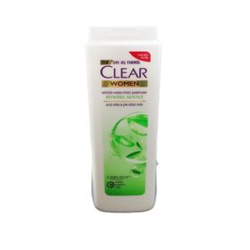Clear Women Kepeğe Karşı Etkili 485 ml Bitkisel Sentez Aloe Vera ve Çay Ağacı Yağlı Şampuan