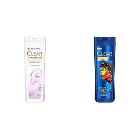 Clear Women Komple Bakım Vitamin Kompleksi Kepeğe Karşı Etkili 350 ml Şampuan ve Clear Men Legend By CR7 Cristiano Ronaldo Kepeğe Karşı Etkili 2x350 ml Şampuan