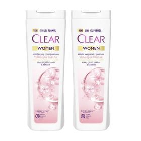 Clear Yumuşak Parlak 2x325 ml Şampuan
