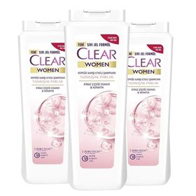 Clear Yumuşak Parlak Kiraz Çiçeği Keratin 3x485 ML Şampuan