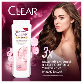 Clear Yumuşak Parlak Kiraz Çiçeği Keratin 3x485 ML Şampuan