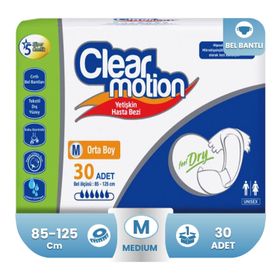 Clearmotion Belbantlı Medium 30 Adet Hasta Bezi