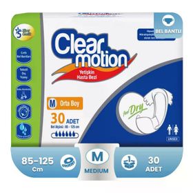 Clearmotion Belbantlı Medium 30 Adet Hasta Bezi