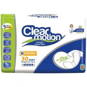 Clearmotion Belbantlı Medium 30 Adet Hasta Bezi