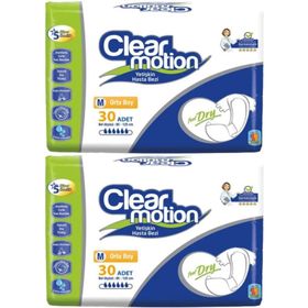 Clearmotion Belbantlı Medium 60 Adet Hasta Bezi