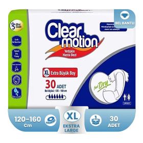 Clearmotion Belbantlı XLarge 30 Adet Hasta Bezi