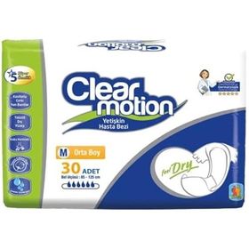 Clearmotion Yetişkin Bel Bantlı Medium 30 Adet Hasta Bezi
