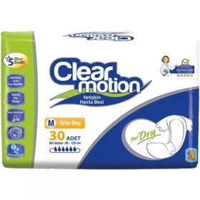 Clearmotion Yetişkin Bel Bantlı Medium 60 Adet Hasta Bezi