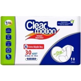 Clearmotion Yetişkin Bel Bantlı XL 30 Adet Hasta Bezi