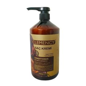 Clemency 1000 ml Tuzsuz Keratin Complex Saç Kremi