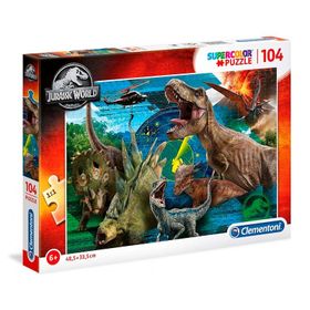 Clementoni 104 Parça Jurassic World Puzzle